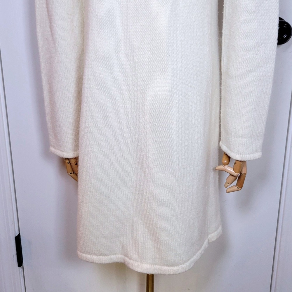 Theory Lambswool Toggle Coat Women's Small 100% Lambswool Cardigan Nautical - Picture 11 of 12
